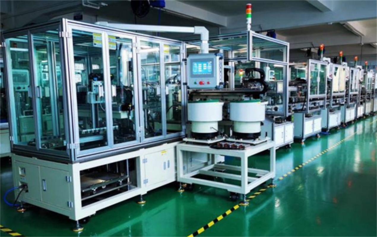 Fully automatic outer winding brushless motor assembly line